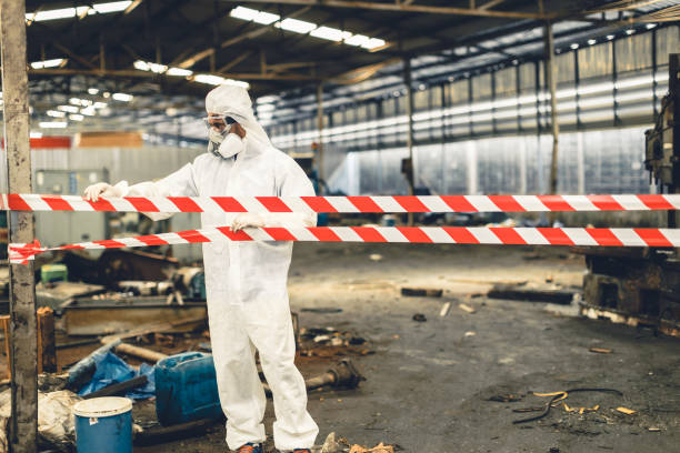 Professional Unattended Death Cleanup technician working in Clearlake, CA